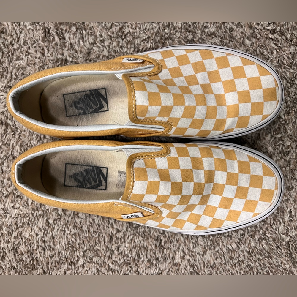 Vans Checkered Slip Ons